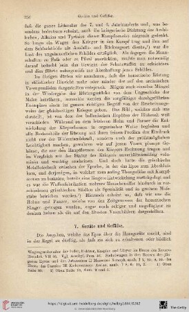V. Geräte und Gefässe