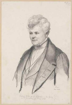 Bildnis Hurter, Friedrich von (1787-1865), Theologe, Historiker