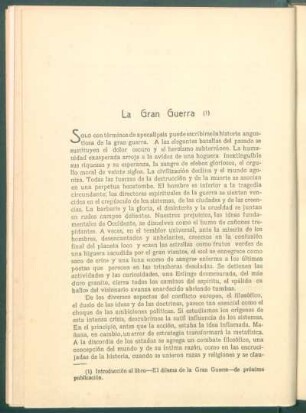 La Gran Guerra