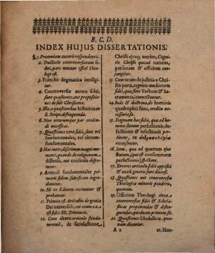 De Officio Theologi circa Fidei Controversias Tractandas Dissertatio