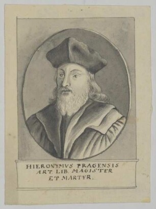 Bildnis des Hieronymvs Pragensis