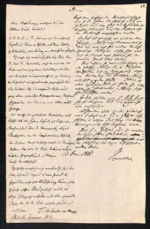 Handschriftliches Schreiben