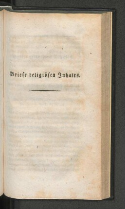 Briefe religiösen Inhalts.