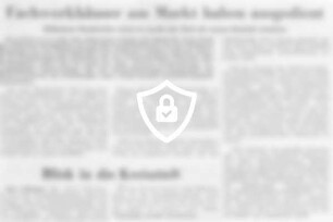 Fachwerkhäuser am Markt haben ausgedient