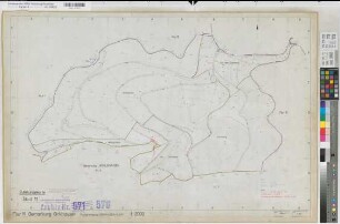 Girkhausen (Bad Berleburg), Flurbereinigung Girkhausen, Bl.11 Zuteilungskarte Flur 11