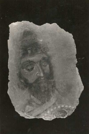 Bärtiger Kopf (11. Jh. ?; Fresko)