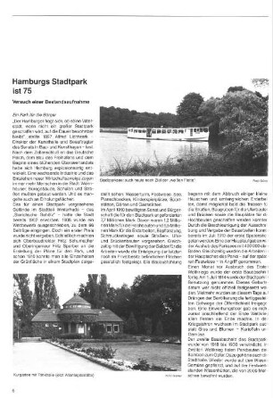 Hamburg Stadtpark ist 75