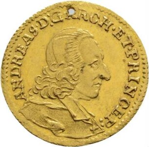 Münze, 1/4 Dukat, 1751