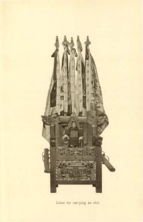 Plate XXI. Litter for carrying an idol