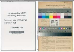 Entnazifizierung Ida Dibowski , geb. 13.09.1914 ()