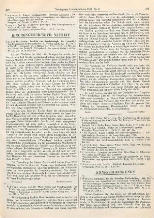 449-450 [Rezension] Schmidt, Martin, Wort Gottes und Fremdlingschaft