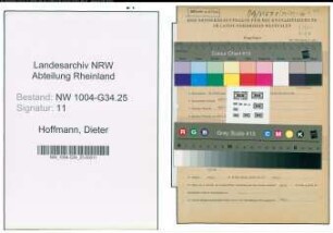 Entnazifizierung Dieter Hoffmann , geb. 09.02.1920 (Arzt)
