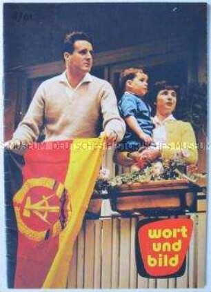 Propaganda-Zeitschrift aus der DDR für die Bevölkerung der Bundesrepublik u.a. zum 75. Geburtstag von Ernst Thälmann