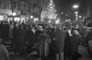Adventssingen der Bürgergesellschaft der Südstadt auf dem Werderplatz