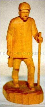 Holzfigur "Bergmann"