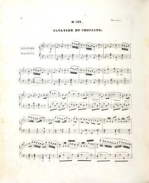 Quatre rondeaux pour le pianoforte sur des thèmes favoris de Rossini, Meyerbeer, Bellini : oeuv. 69, 2. Coeur d'Armide