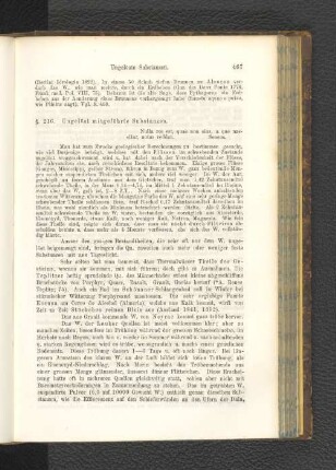 § 216. Ungelöst mitgeführte Substanzen.