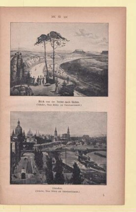 Blick von der Bastei nach Süden