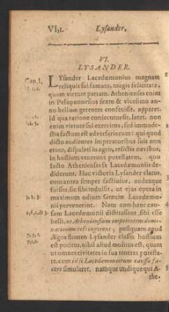 VI. Lysander.