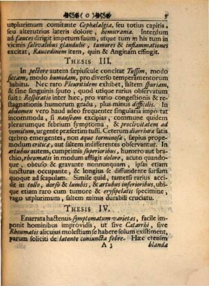 Theses med. de febre catarrhali passim hactenus epidemia