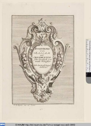 Inventiones von Mascam und Ornamenten