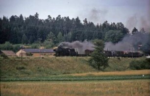 Bahnhof Altheim-Rexingen Lok 051 681 Dg Kornwestheim-Freudenstadt Gmms-Wagen Glmms-Wagen Rbmms-Wagen Uhs-Wagen Ausfahrsignale