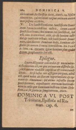Dominica VI. Post Trinitatis ...