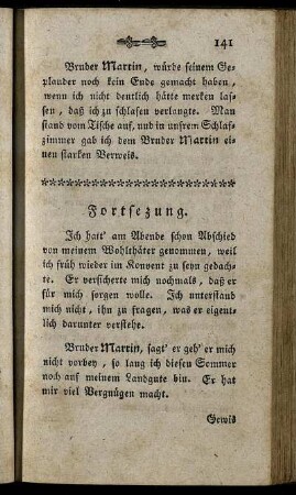 Fortsezung. - P. Hyacinth an Grünberg. den 11. Aug.