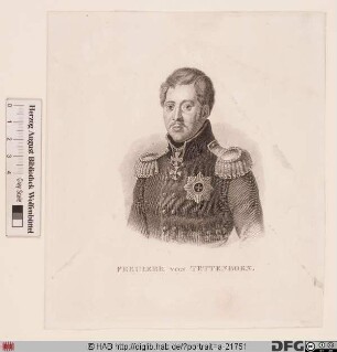 Bildnis (Friedrich) Carl Frhr. von Tettenborn