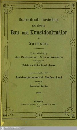 41: Amtshauptmannschaft Meißen-Land