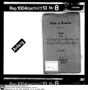 Bestätigung der Regalien Bischof Karls von Lothringen durch Kaiser Joseph I.