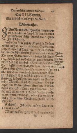 Das XII. Capittel.