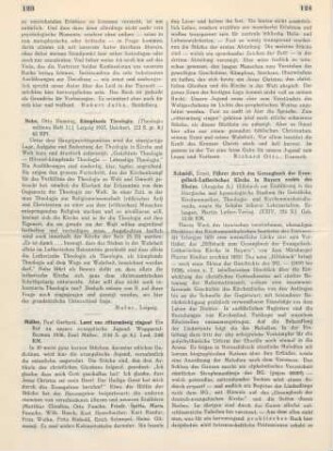 123 [Rezension] Nebe, Otto Henning, Kämpfende Theologie