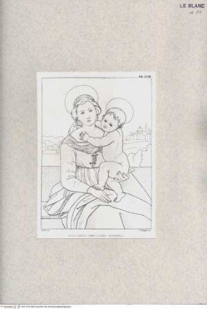 Rafael von Urbino und sein Vater Giovanni SantiTeil 4. Nachträge: mit 5 Abbildungen.Madonna des Lord Cowper; (Taf.XVIII) - J. D. Passavant, Rafael von Urbino