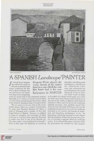 81.1925 = Nr. 335: A Spanish landscape painter