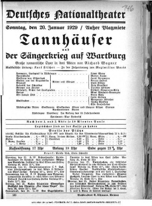 Tannhäuser und Der Sängerkrieg auf Wartburg