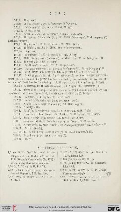 Additional references