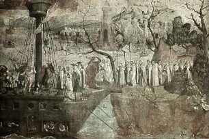 Abholung der Karmeliten durch Ludwig den Heiligen 1248