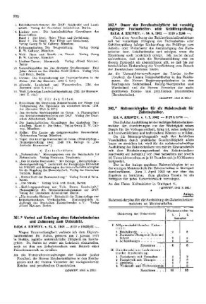 Rahmenlehrplan für die Meisterschule für Zahntechniker : [Amtliche Erlasse] ; [Amtlicher Teil]