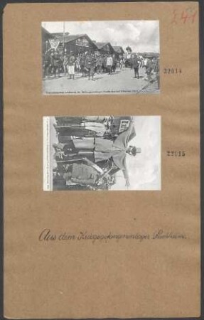 Kriegsgefangenenlager Puchheim (Französischer Karneval 1916)