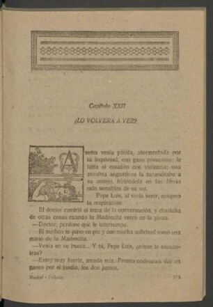 Capítulo XXII - ¿Lo volvera a ver?