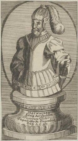 Bildnis des Hatwacker, König der Sachsen