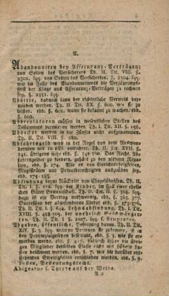 Allgemeines Landrecht für die Preußischen Staaten.