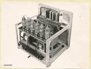 10-kW-Fernsehsender Nr. 507, Schrank B8 Einschub Anodengleichrichter, Foto 1954