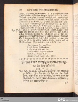 Die sechs und dreyßigste Betrachtung [...]