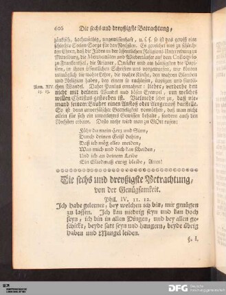 Die sechs und dreyßigste Betrachtung [...]