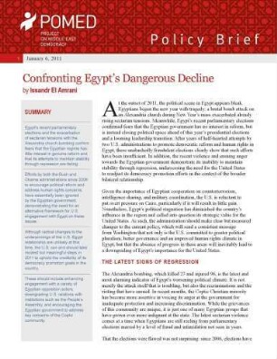 Confronting Egypt’s Dangerous Decline