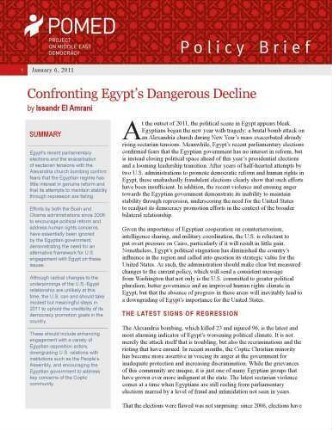 Confronting Egypt’s Dangerous Decline