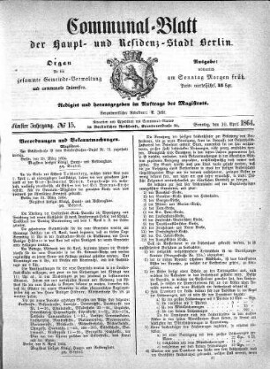 1864,15: No. 15, 10. April 1864