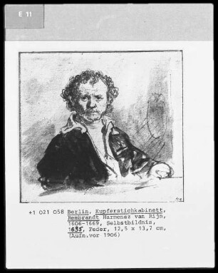 Rembrandt in Halbfigur
